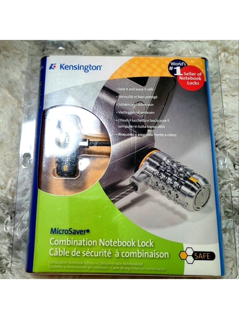Kensington MicroSaver Combination Notebook Lock
